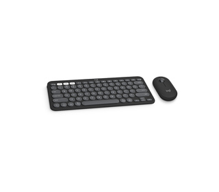 Logitech Pebble 2 Combo for Mac clavier Souris incluse RF sans fil + Bluetooth AZERTY Français Graphite