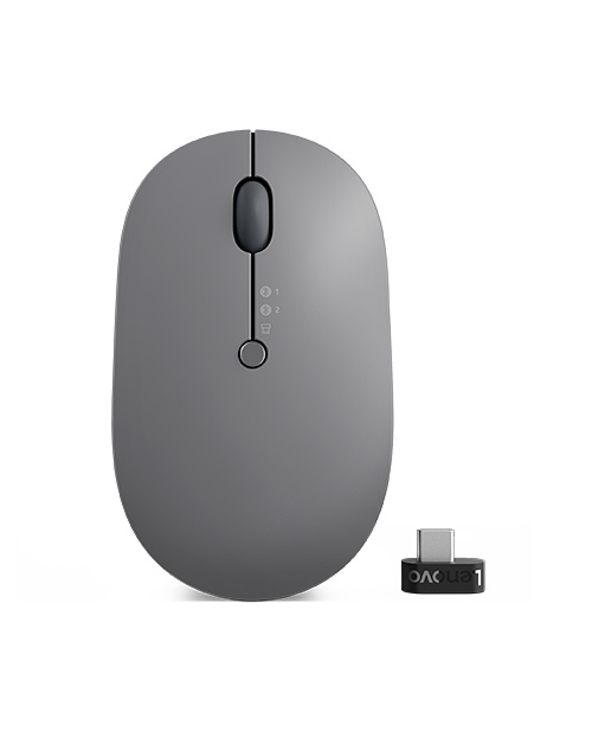Lenovo Go Multi-Device souris Ambidextre RF sans fil + Bluetooth Optique 2400 DPI