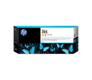 HP Cartouche d'encre DesignJet 745 jaune, 300 ml