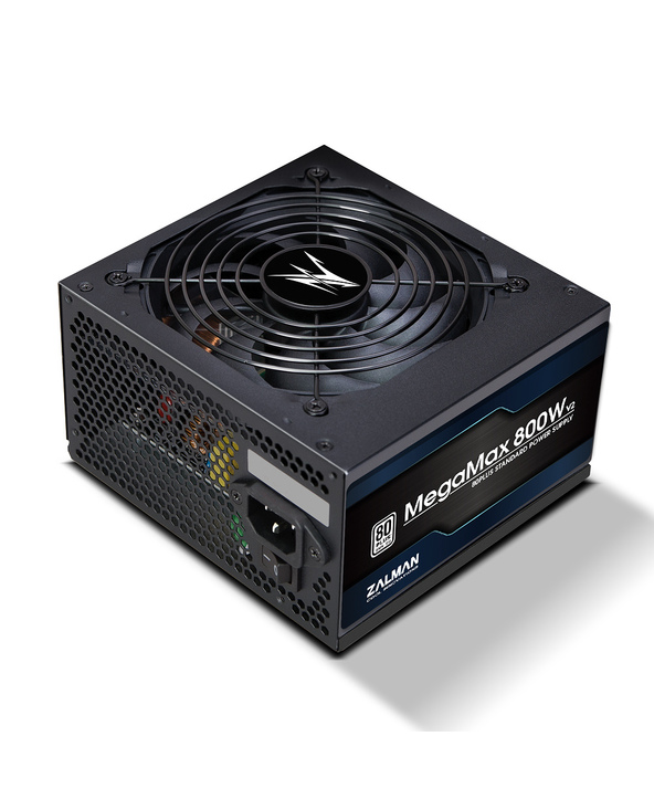 Zalman ZM800-TXII MegaMax 80PLUS 230V EU STANDARD Certified high efficiency PCI-E unité d'alimentation d'énergie 800 W ATX Noir