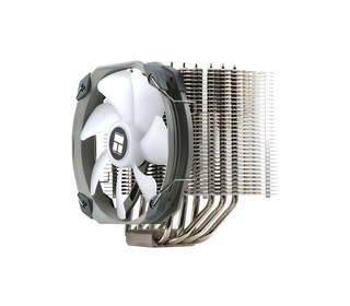 Thermalright HR-02 Plus Processeur Dissipateur thermique/Radiateur 14 cm Argent, Blanc 1 pièce(s)