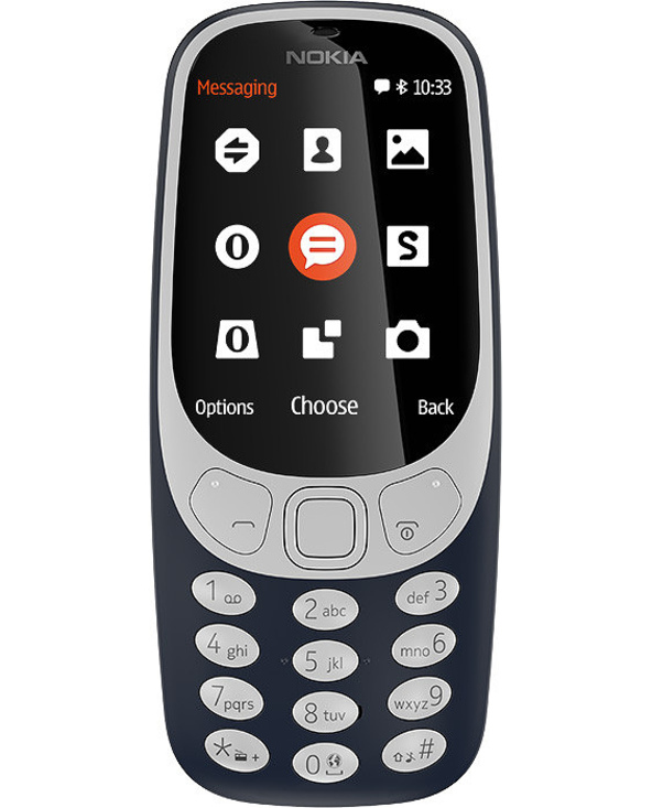 Nokia 3310 6,1 cm (2.4") Bleu Téléphone numérique