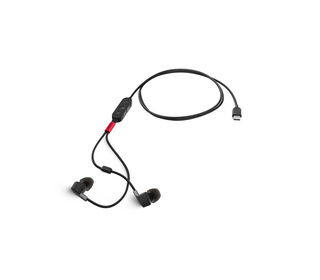 Lenovo 4XD1C99220 écouteur/casque Avec fil Ecouteurs Musique/Quotidien USB Type-C Noir