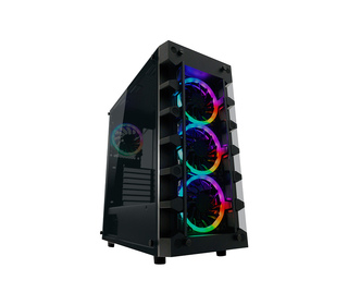 LC-Power Gaming 709B - Solar_System_X Midi Tower Noir