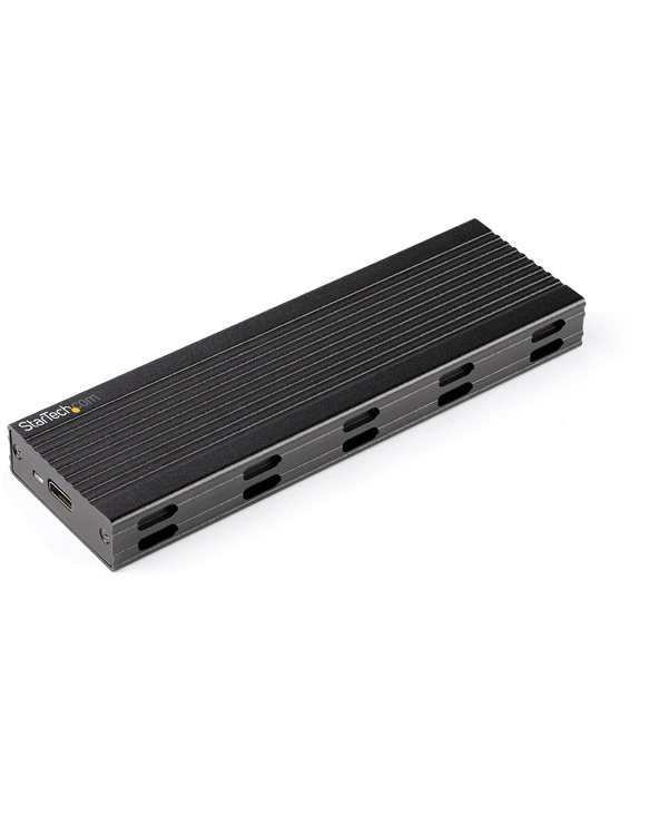 StarTech.com Boitier USB-C 10Gbps vers M.2 NVMe ou M.2 SATA SSD - Boitier Aluminium Externe Portable M.2 PCIe/SATA NGFF SSD - Câ