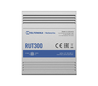Teltonika RUT300 Routeur connecté Fast Ethernet Bleu, Métallique