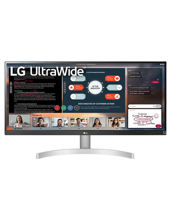 LG 29WN600-W 29" LED Full HD Ultra large 5 ms Argent