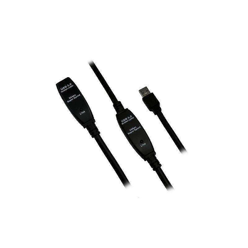 MCL MC923AMF/A-25M câble USB USB 3.2 Gen 1 (3.1 Gen 1) USB A Noir