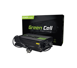Green Cell INV07 adaptateur de puissance & onduleur Auto 300 W Noir