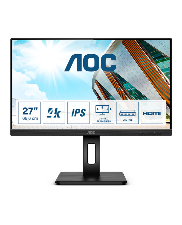 AOC P2 U27P2 27" LED 4K Ultra HD 4 ms Noir