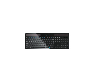 Logitech Wireless Solar Keyboard K750 clavier RF sans fil AZERTY Français Noir
