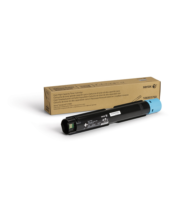Xerox Cartouche de toner Cyan de Grande capacité Imprimante couleur  VersaLink C7000 (10100 pages) - 106R03760