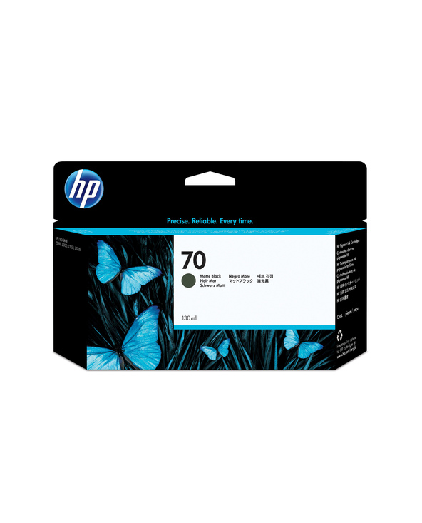 HP 70 cartouche d'encre DesignJet noir mat, 130 ml