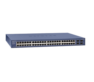NETGEAR GS748T Géré L2+ Gigabit Ethernet (10/100/1000) Bleu