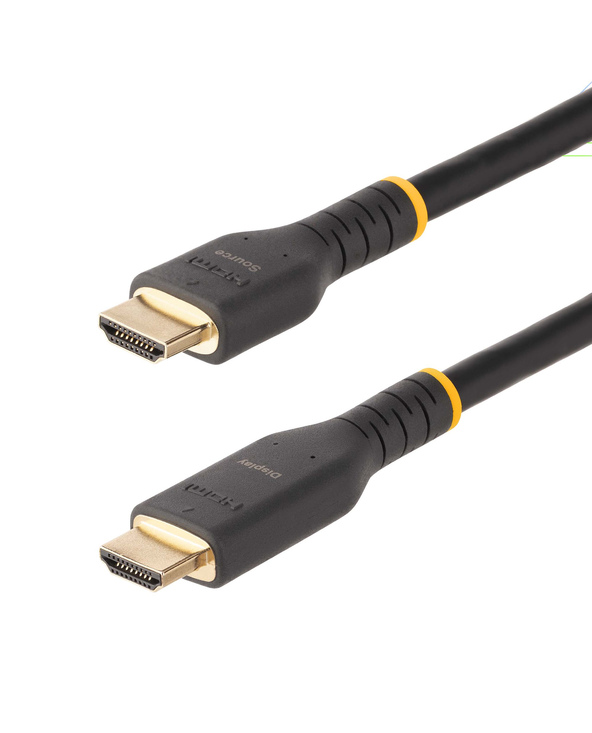 StarTech.com Câble HDMI Actif de 10m avec Ethernet - HDMI 2.0 4K 60Hz UHD - Cordon HDMI Robuste avec Fibre Aramide - Câble HDMI 