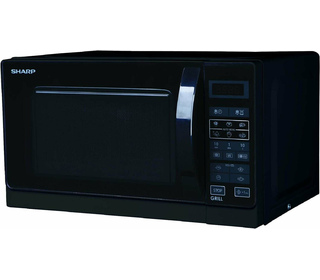 Sharp R-742BKW micro-onde Comptoir Micro-ondes grill 25 L 900 W Noir