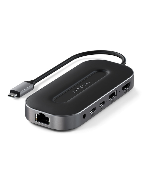 Satechi ST-U4MGEM station d'accueil Avec fil USB4 Noir, Gris