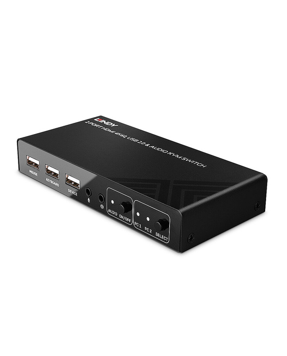 Lindy 32809 commutateur écran, clavier et souris Noir
