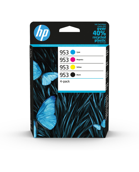 HP 953 Pack de 4 cartouches d'encre Noir/Cyan/Magenta/Jaune authentiques