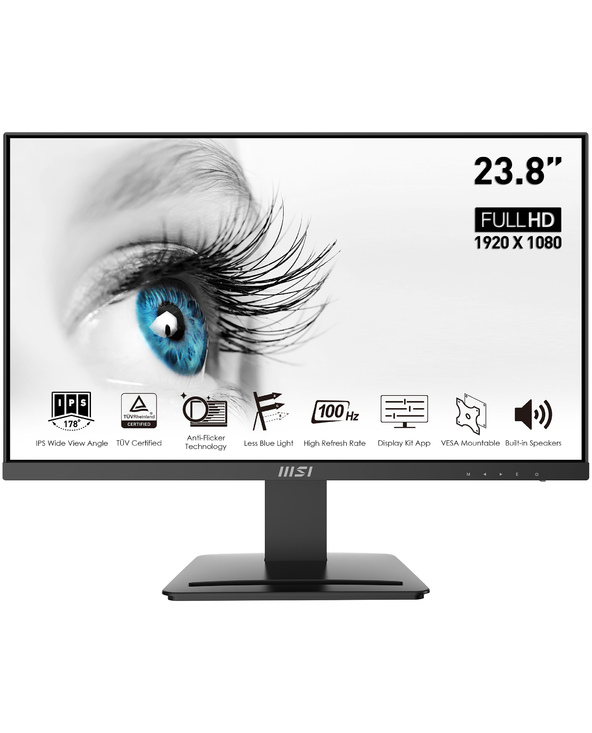 MSI Pro MP243X 23.8" Full HD 1 ms Noir