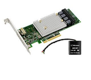 Microsemi SmartRAID 3154-16i contrôleur RAID PCI Express x8 3.0 12 Gbit/s