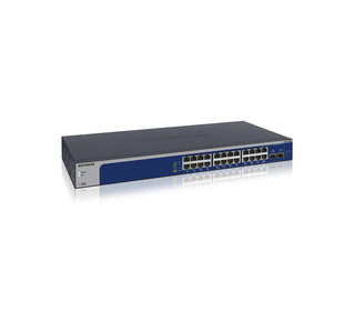 NETGEAR XS724EM Géré L2 10G Ethernet (100/1000/10000) 1U Bleu, Gris