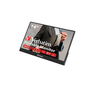 Verbatim 49590 14" LCD Full HD 6 ms Noir
