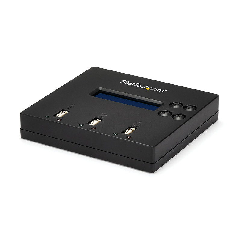 StarTech.com Duplicateur et Effaceur Autonome de 1 à 2 clés USB, Copieur de Plusieurs Clés USB, Copie Système et Fichier et Sect