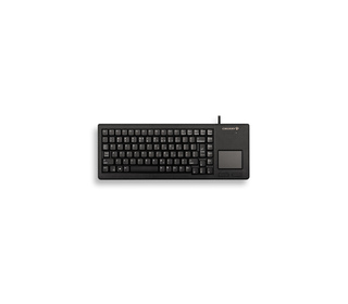 CHERRY XS G84-5500 TOUCHPAD KEYBOARD Clavier filaire miniature, touchpad, USB, noir, AZERTY - FR