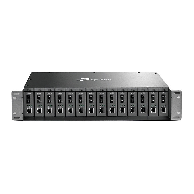 TP-Link TL-MC1400 châssis de réseaux Noir