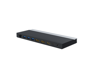 DLH STATION D'ACCUEIL USB-C 4K TRIPLE AFFICHAGE AVEC POWER DELIVERY 100W - 2x DisplayPort / 1x HDMI