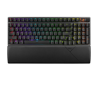 ASUS ROG Strix Scope II 96 Wireless clavier USB + RF Wireless + Bluetooth QWERTY Français Noir