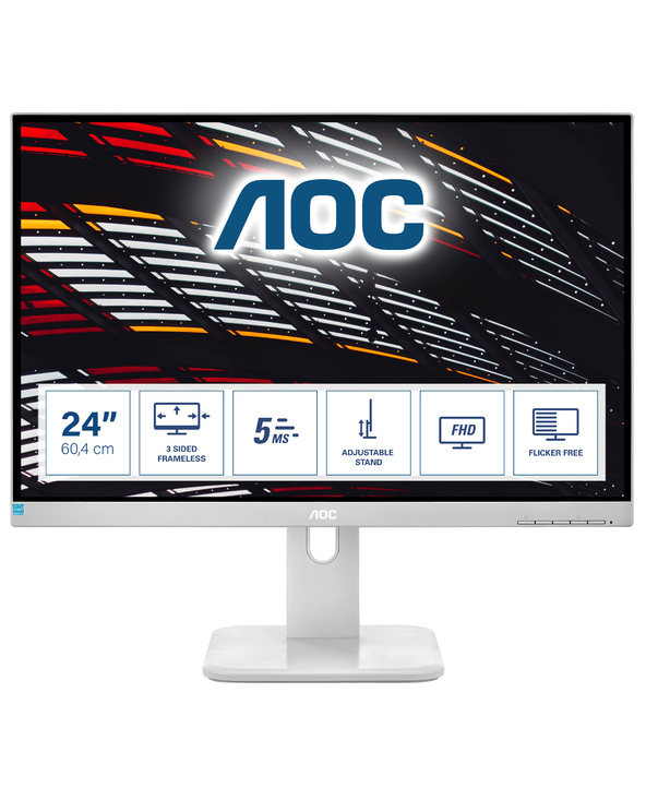 AOC P1 24P1/GR 23.8" LED Full HD 5 ms Gris