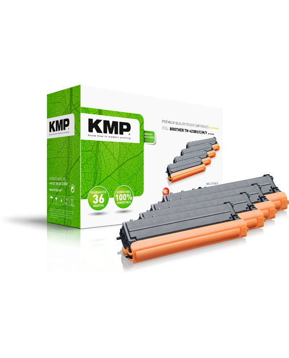 KMP B-T101VX Cartouche de toner 4 pièce(s) Compatible Noir, Cyan, Magenta, Jaune