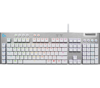 Logitech G G815 - Tactile - White clavier USB AZERTY Français Aluminium, Blanc