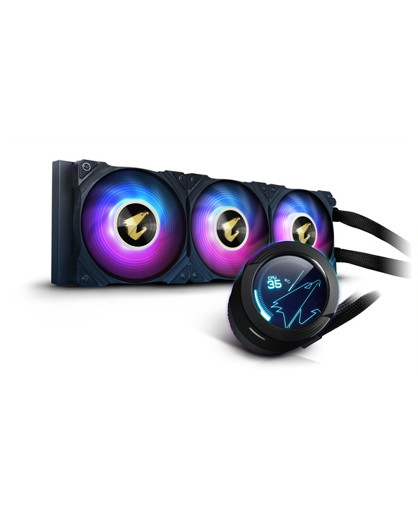 Gigabyte AORUS WATERFORCE X 360 Processeur Refroidisseur de liquide tout-en-un 12 cm Noir
