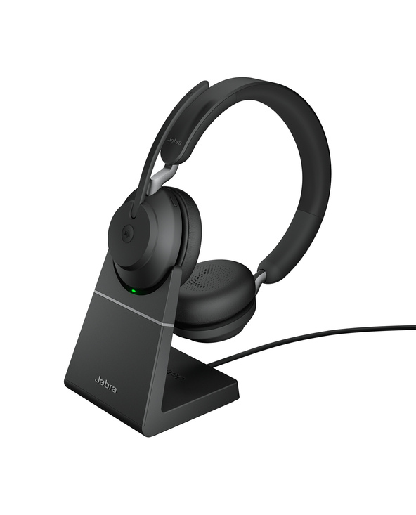 Jabra Evolve2 65, MS Stereo Casque Sans fil Arceau Bureau/Centre d'appels USB Type-C Bluetooth Noir