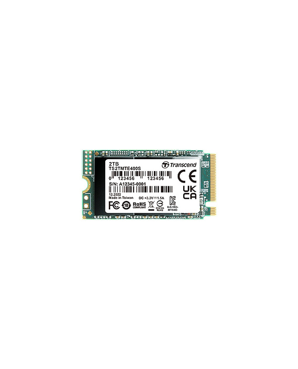 Transcend 400S M.2 2 To PCI Express 3.0 3D NAND NVMe