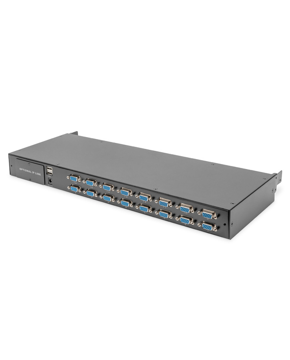 Digitus Commutateur clavier-vidéo-souris modulaire, 16 ports