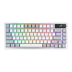 ASUS ROG Azoth clavier USB + RF Wireless + Bluetooth Blanc
