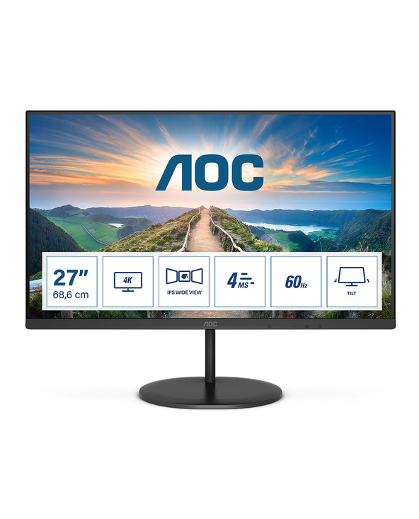 AOC V4 U27V4EA 27" LED 4K Ultra HD 4 ms Noir