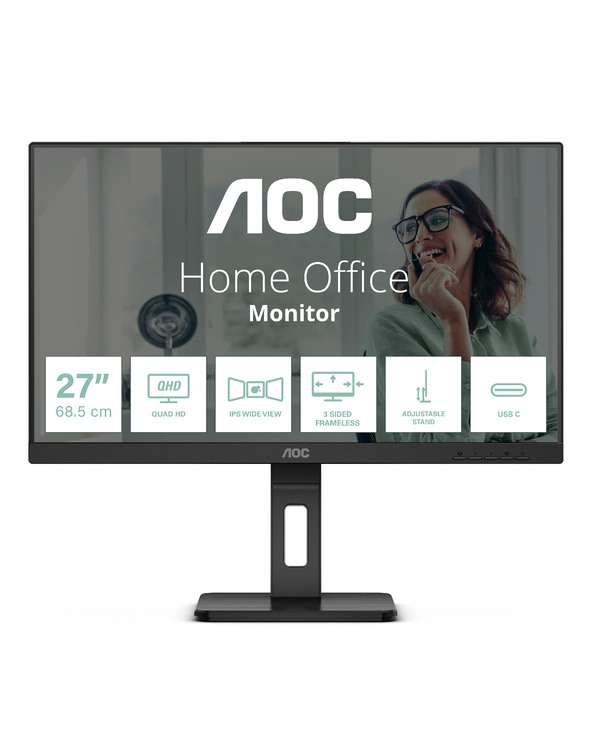 AOC Q27P3CV 27" LED Quad HD 4 ms Noir
