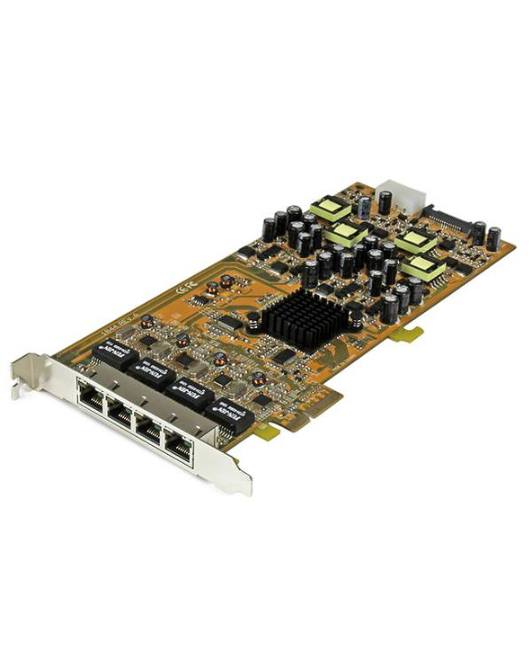 StarTech.com Carte réseau PCIe à 4 ports Gigabit Power over Ethernet - NIC PCI Express PSE / PoE