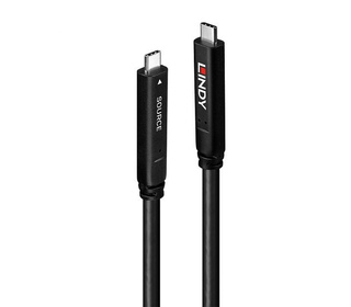 Lindy 43333 câble USB 10 m USB 3.2 Gen 1 (3.1 Gen 1) USB C Noir