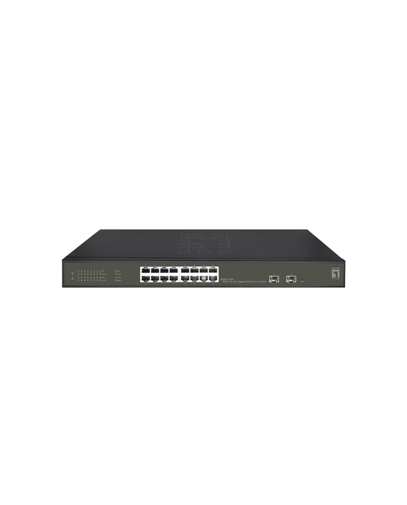 LevelOne GES-2118P commutateur réseau Géré L2 Gigabit Ethernet (10/100/1000) Connexion Ethernet, supportant l'alimentation via c