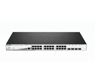 D-Link DGS-1210-28MP/E commutateur réseau Géré L2 Gigabit Ethernet (10/100/1000) Connexion Ethernet, supportant l'alimentation v
