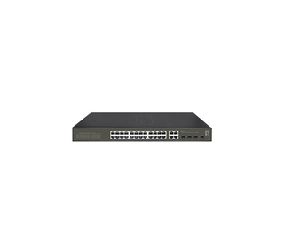 LevelOne GES-2128P commutateur réseau Géré L2 Gigabit Ethernet (10/100/1000) Connexion Ethernet, supportant l'alimentation via c