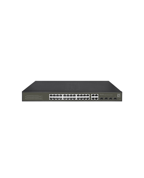 LevelOne GES-2128P commutateur réseau Géré L2 Gigabit Ethernet (10/100/1000) Connexion Ethernet, supportant l'alimentation via c