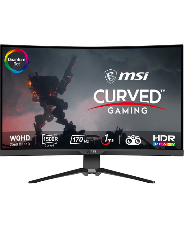 MSI MAG 325CQRF QD 31.5" Wide Quad HD 1 ms Noir