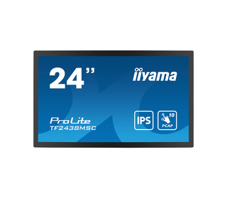 iiyama TF2438MSC-B1 affichage de messages Carte A numérique 61 cm (24") LED 600 cd/m² Full HD Noir Écran tactile